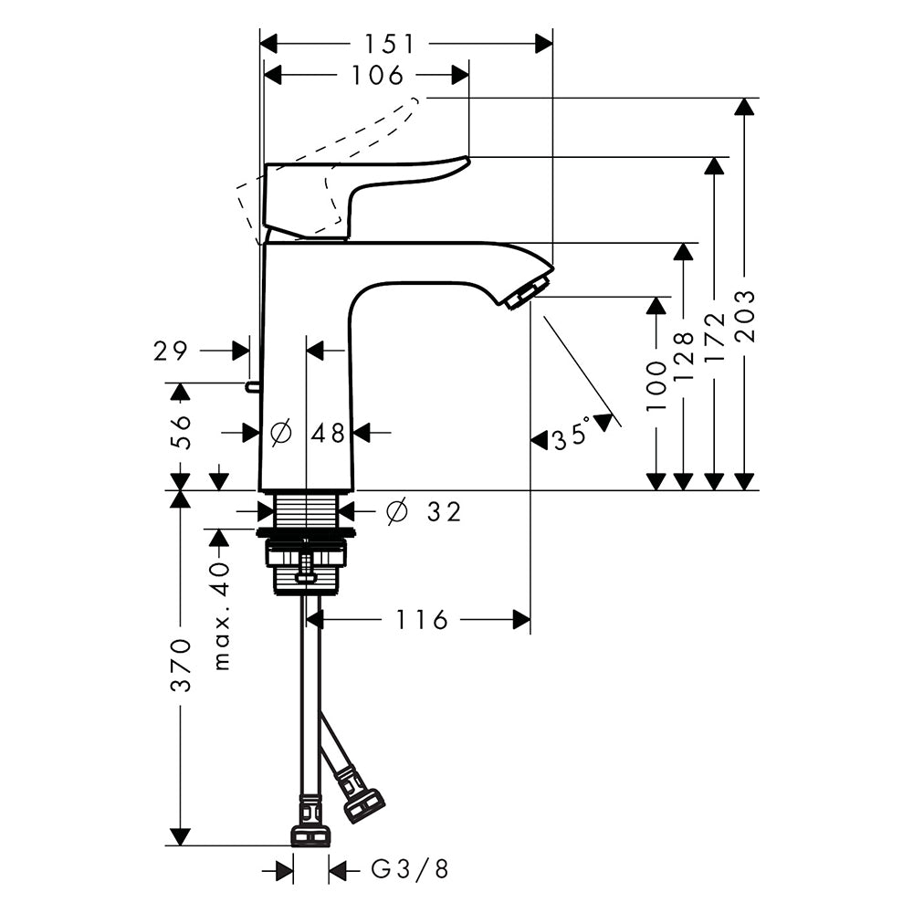 
                  
                    hansgrohe 漢斯格雅 Metris 冷置中 臉盆龍頭 面盆龍頭 水龍頭 31121
                  
                