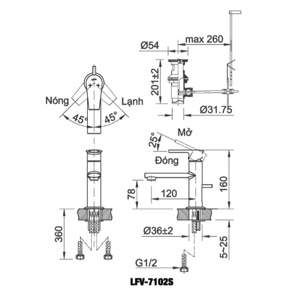 
                  
                    INAX 伊奈 日本品牌 面盆龍頭 水龍頭 LFV-7102S
                  
                