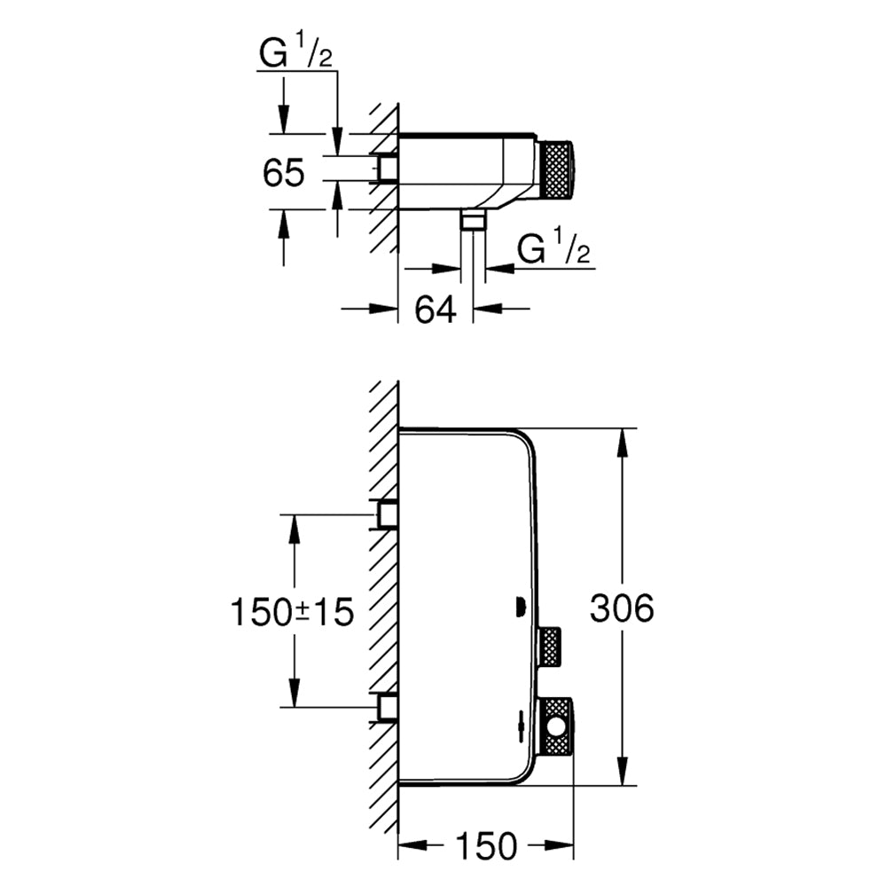 
                  
                    GROHE 高儀 德國品牌 GROHTHERM SMARTCONTROL 淋浴龍頭 34719
                  
                