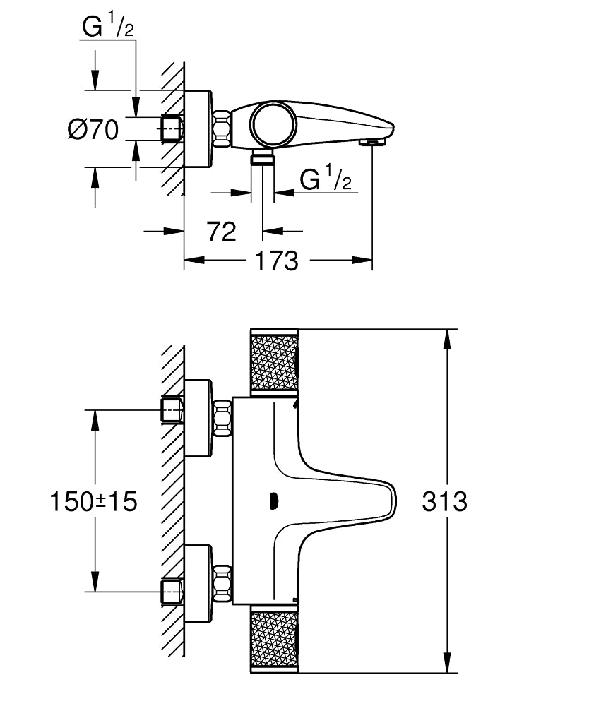 
                  
                    GROHE 高儀 德國品牌 GROHTHERM 1000 PERFORMANCE 恆溫 浴缸淋浴龍頭 34779
                  
                