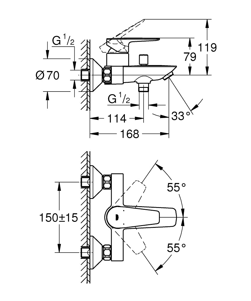 
                  
                    GROHE 高儀 德國品牌 BAUEDGE 浴缸淋浴龍頭 23605
                  
                