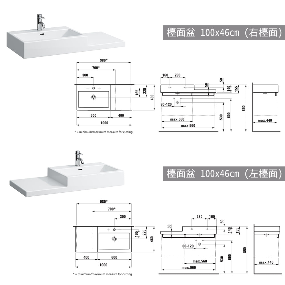 
                  
                    LAUFEN 瑞士品牌 LIVING CITY 可壁掛 面盆 臉盆 壁掛盆 81843
                  
                