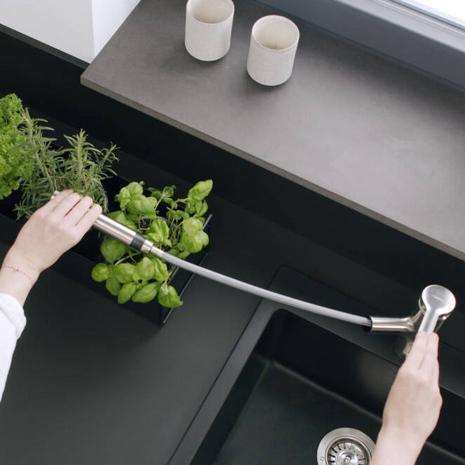 hansgrohe 漢斯格雅Zesis M33 多色廚房龍頭伸縮龍頭74800 – 德意衛浴