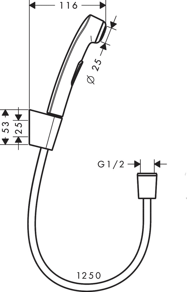 
                  
                    hansgrohe 漢斯格雅 廁所 浴室 馬桶 清洗器 噴槍 32129
                  
                