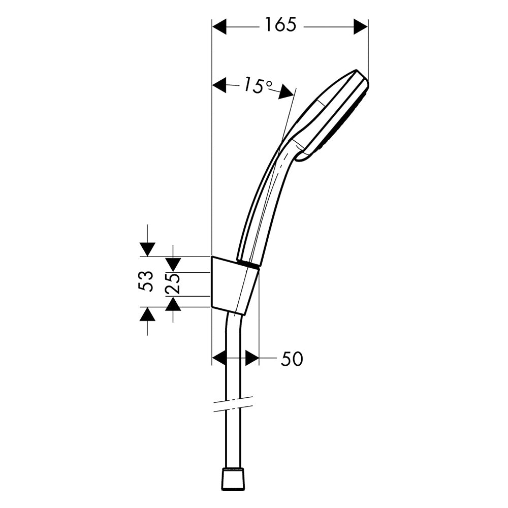 
                  
                    hansgrohe 漢斯格雅 Croma 100 軟管 掛座 蓮蓬頭套組 27594
                  
                