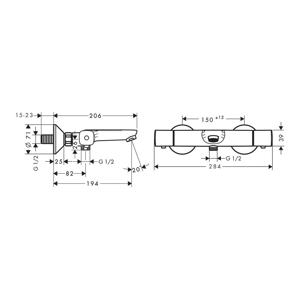 
                  
                    hansgrohe 漢斯格雅 Ecostat 恆溫 浴缸龍頭 13123
                  
                