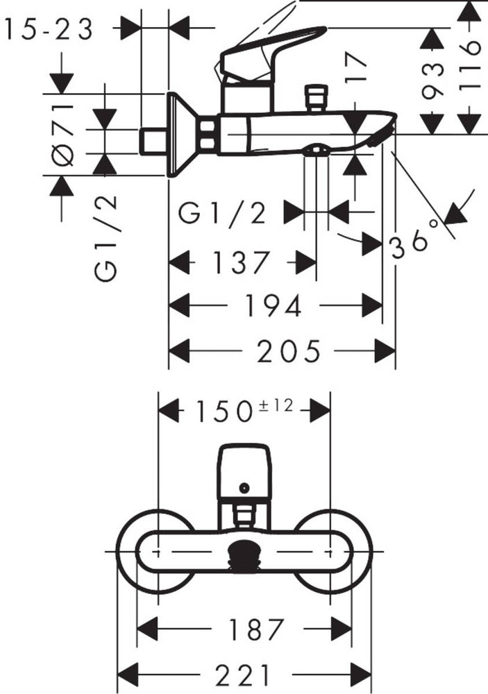 
                  
                    hansgrohe 漢斯格雅 Logis 浴缸龍頭 淋浴龍頭 71400
                  
                