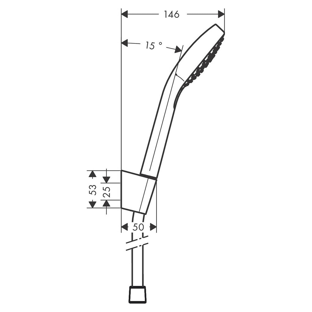 
                  
                    hansgrohe 漢斯格雅 Croma Select S 軟管 掛座 蓮蓬頭套組 26421
                  
                