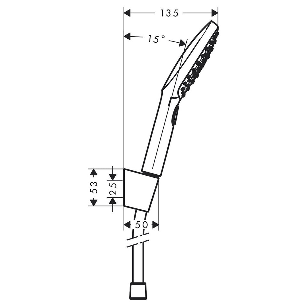 
                  
                    hansgrohe 漢斯格雅 Raindance Select E 雙色 軟管 掛座 蓮蓬頭套組 26720
                  
                