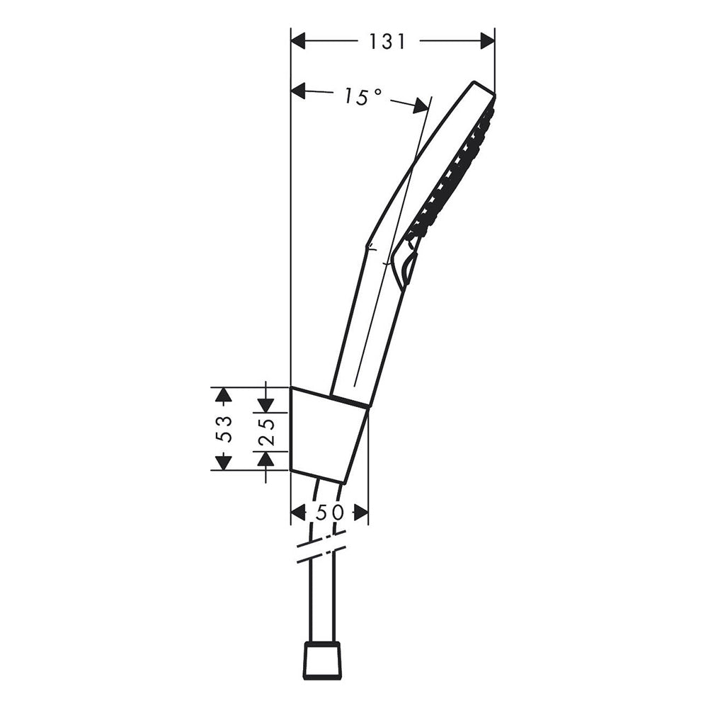 
                  
                    hansgrohe 漢斯格雅 Rainfinity Select S 軟管 掛座 蓮蓬頭套組 26721
                  
                