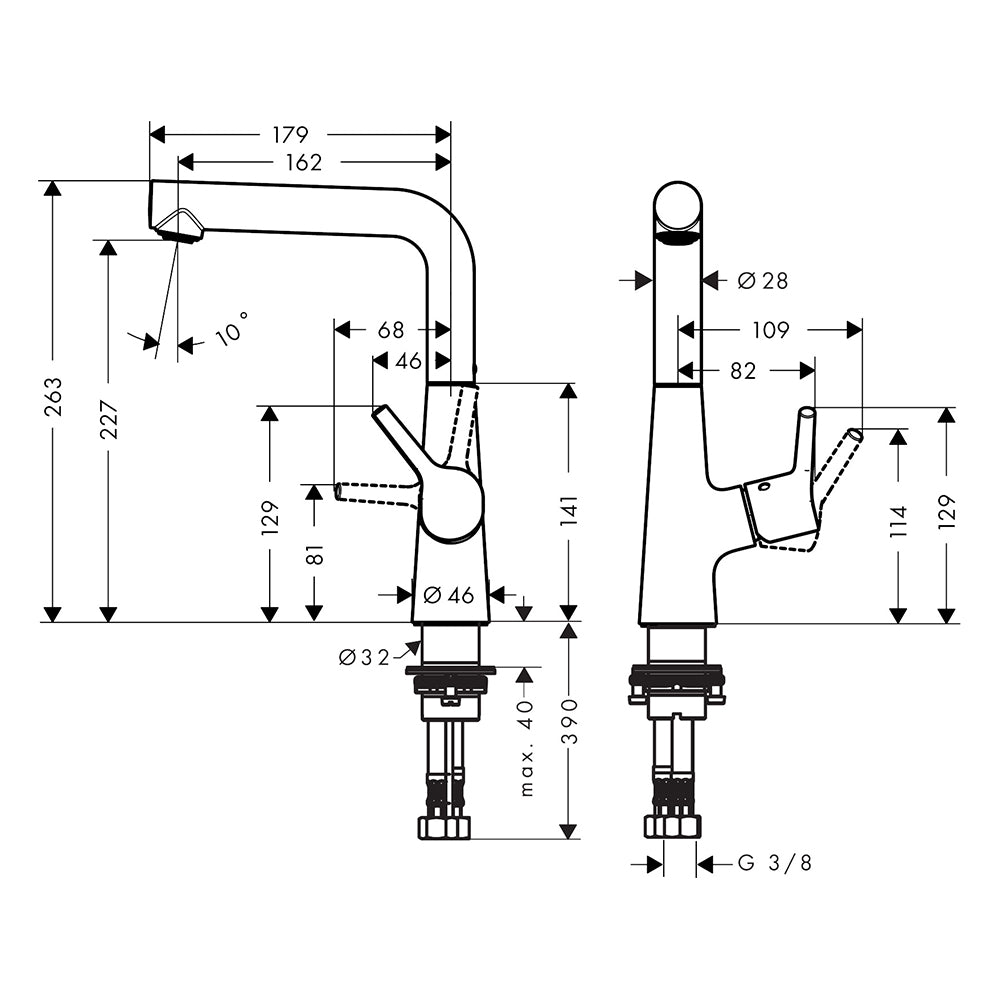 
                  
                    hansgrohe 漢斯格雅 Talis S 面盆龍頭 臉盆龍頭 水龍頭 72105
                  
                