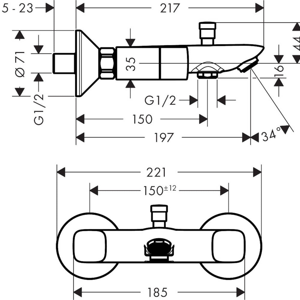 
                  
                    hansgrohe 漢斯格雅 Logis 浴缸龍頭 淋浴龍頭 71243
                  
                