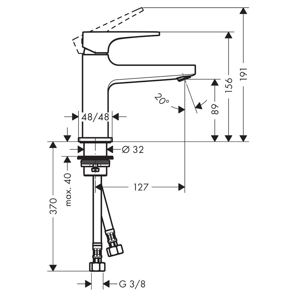 
                  
                    hansgrohe 漢斯格雅 Metropol 多色 臉盆龍頭 面盆龍頭 水龍頭 (S) 32500
                  
                