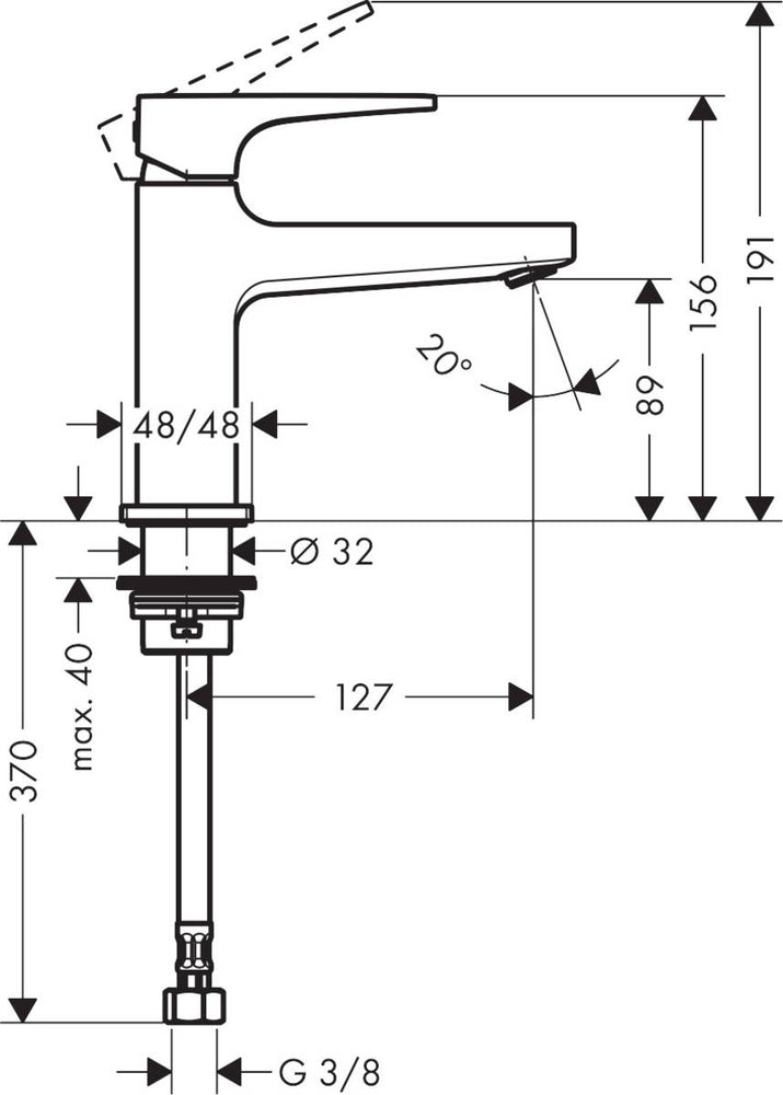 
                  
                    hansgrohe 漢斯格雅 Metropol 單冷水 臉盆龍頭 面盆龍頭 水龍頭 32501
                  
                