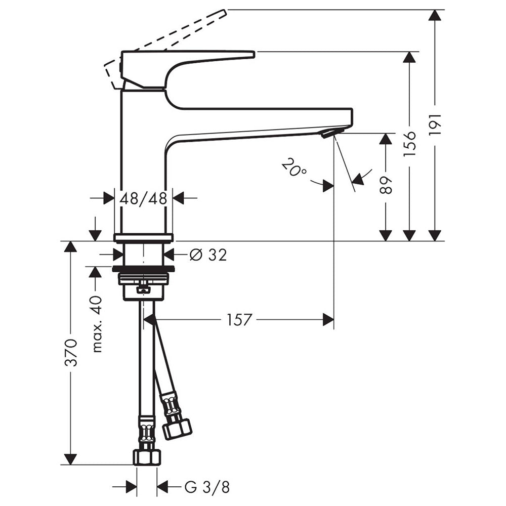 
                  
                    hansgrohe 漢斯格雅 Metropol 臉盆龍頭 面盆龍頭 水龍頭 32502
                  
                