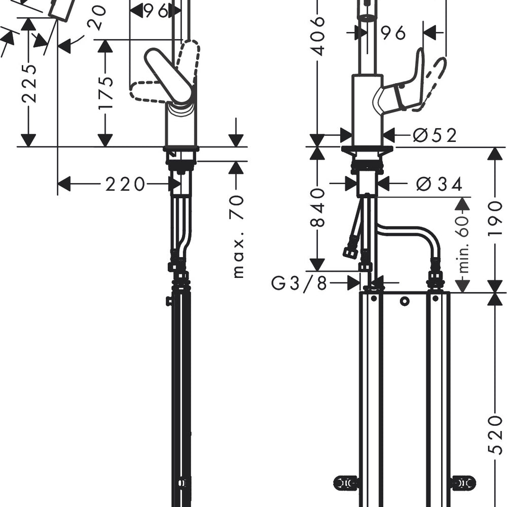 
                  
                    hansgrohe 漢斯格雅 Focus M41 多色 廚房龍頭 鵝頸龍頭 sBox款 73880
                  
                