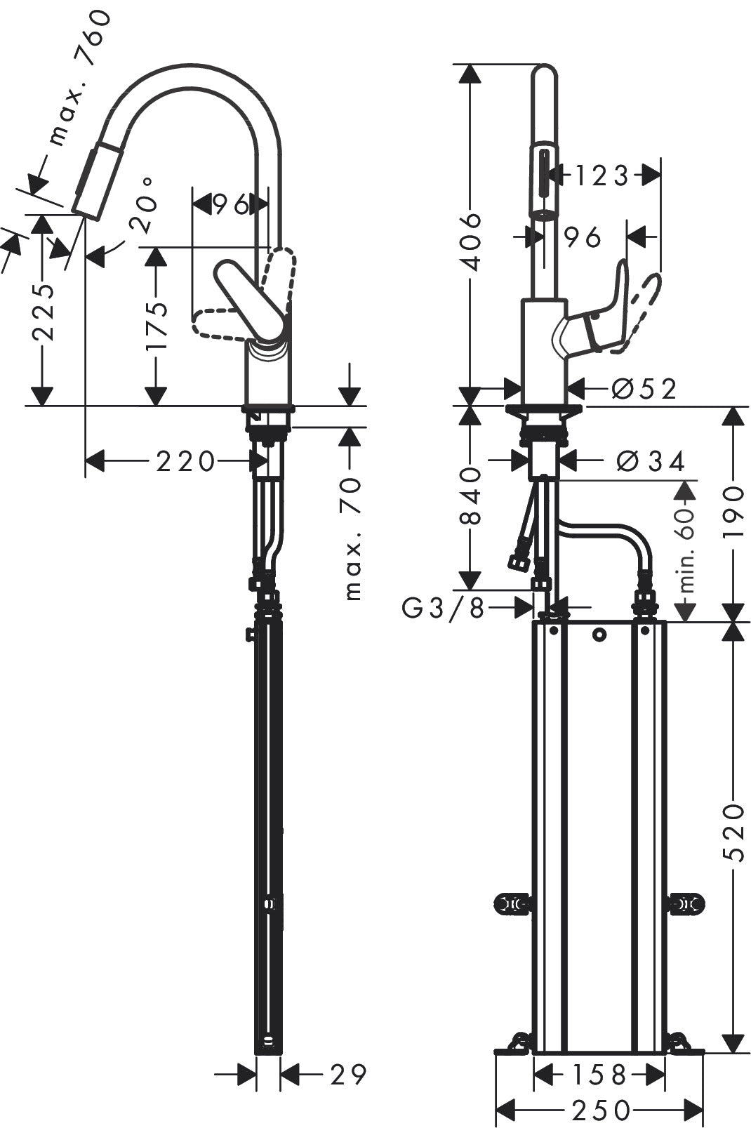 
                  
                    hansgrohe 漢斯格雅 Focus M41 多色 廚房龍頭 鵝頸龍頭 sBox款 73880
                  
                