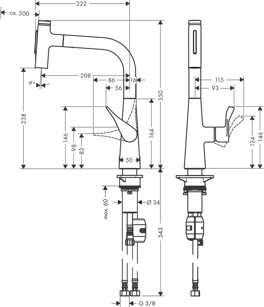 
                  
                    hansgrohe 漢斯格雅 Talis M71 雙色 水龍頭 廚房龍頭 73822
                  
                