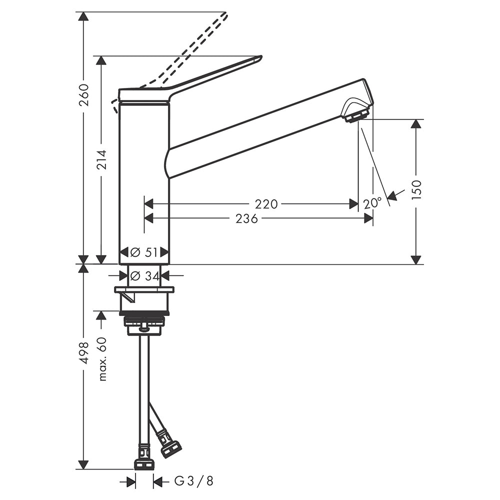 
                  
                    hansgrohe 漢斯格雅 Zesis M33 多色 廚房龍頭 74802
                  
                