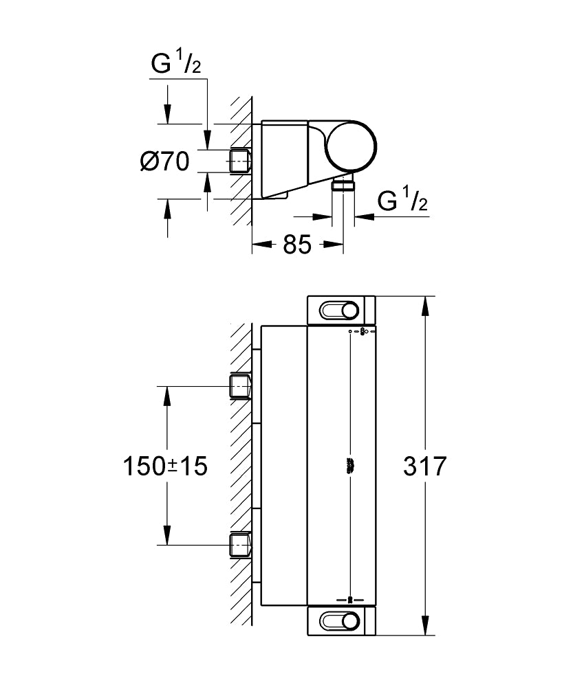 
                  
                    GROHE 高儀 德國品牌 GROHTHERM 2000 恆溫 淋浴龍頭 34469
                  
                