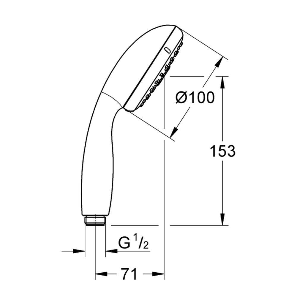 
                  
                    GROHE 高儀 TEMPESTA 100 蓮蓬頭 三段出水 28261
                  
                