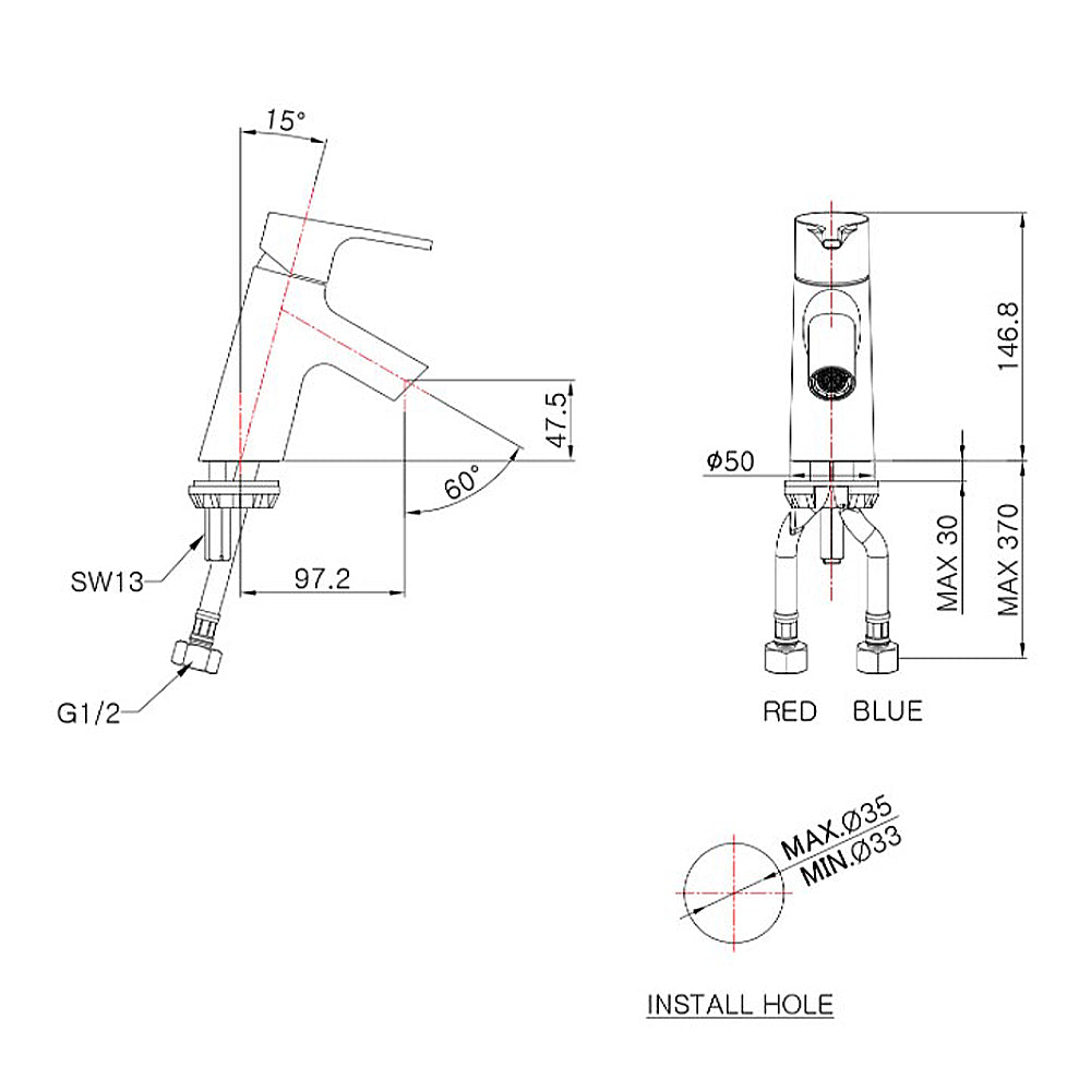 INAX 伊奈日本品牌面盆龍頭水龍頭FA1668 – 德意衛浴