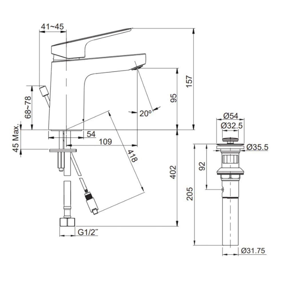 
                  
                    KOHLER 科勒 ACCLIV 多色 水龍頭 臉盆龍頭 面盆龍頭 33059T-4
                  
                