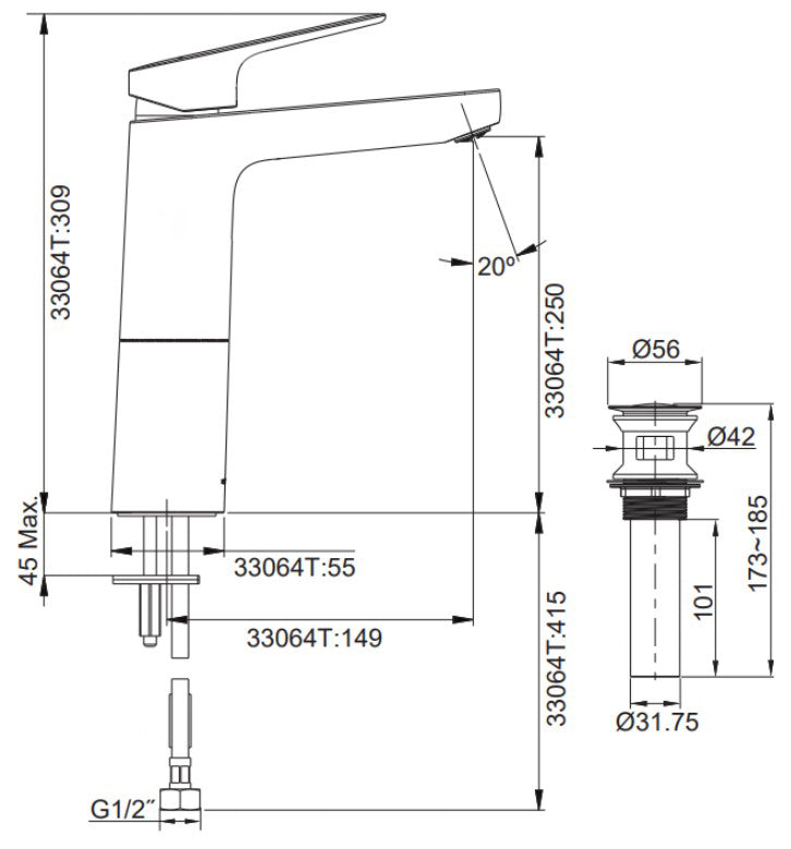 
                  
                    KOHLER 科勒 Accliv 多色 水龍頭 臉盆龍頭 高腳龍頭 33064T-4
                  
                