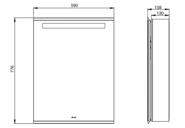 
                  
                    KOHLER 科勒 MaxiSpace 600mm 鏡櫃 浴鏡 96106K
                  
                