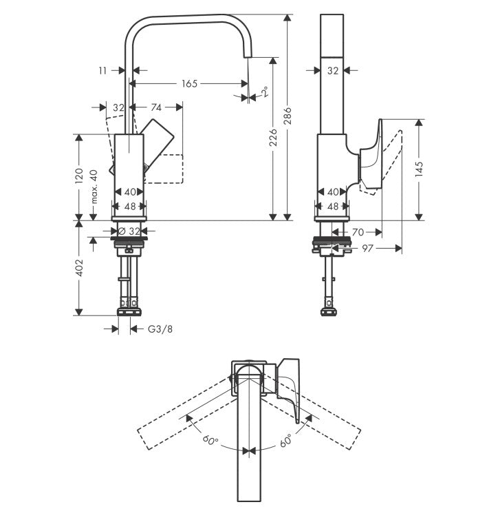 
                  
                    hansgrohe 漢斯格雅 Metropol 多色 臉盆龍頭 面盆龍頭 水龍頭 32511
                  
                