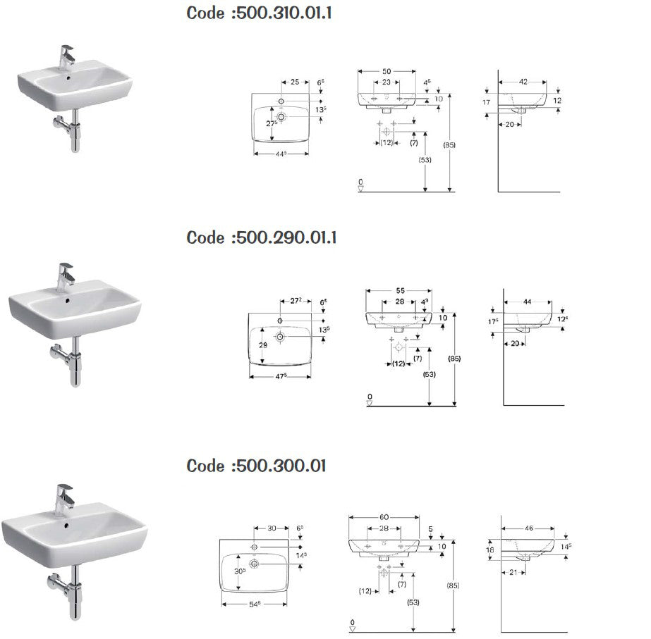 
                  
                    GEBERIT 德國品牌 Selnova系列 可壁掛 台上盆 臉盆 面盆 50031 50030
                  
                