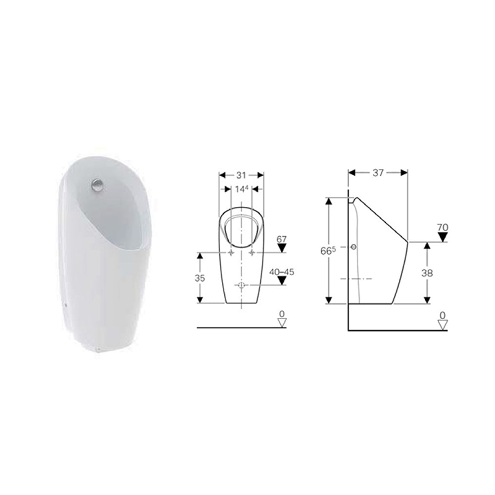 
                  
                    GEBERIT 德國品牌 urinal 壁掛 小便斗 11607
                  
                