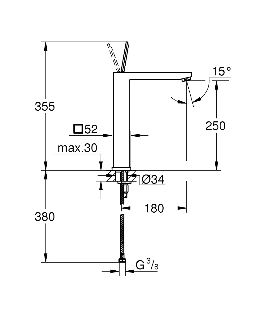 
                  
                    GROHE 高儀 德國品牌 EUROCUBE JOY 面盆龍頭 臉盆龍頭 (XL) 23661
                  
                