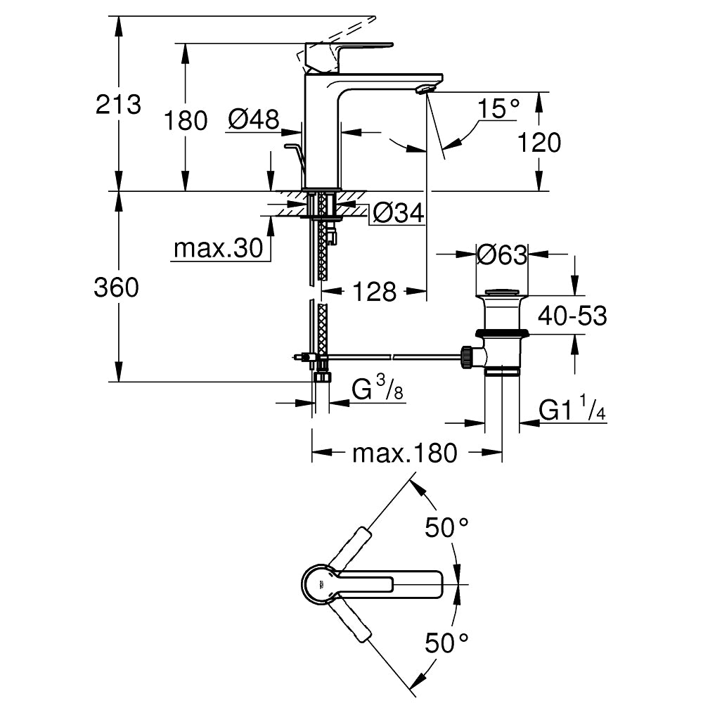 
                  
                    GROHE 高儀 德國品牌 LINEARE 多色 面盆龍頭 臉盆龍頭 (S) 32114
                  
                