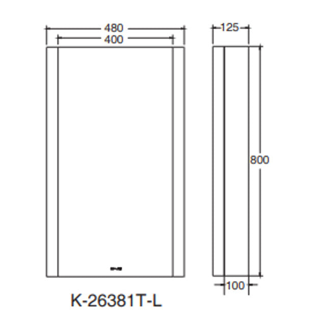 
                  
                    KOHLER 科勒 Verdera 2.0 500mm 鏡櫃 浴鏡 26381T
                  
                