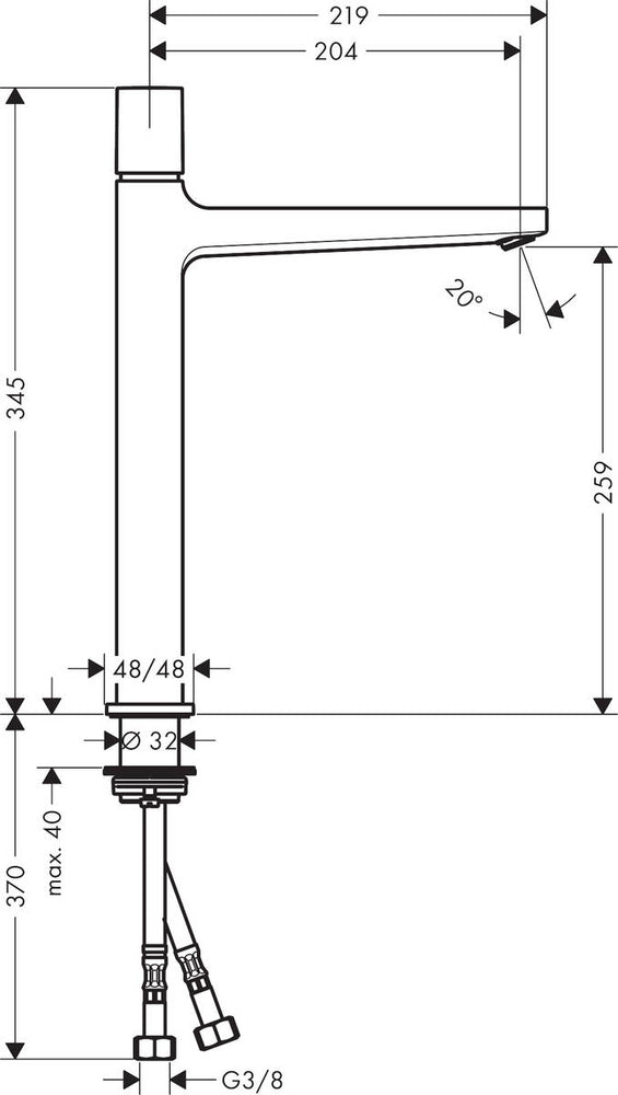 
                  
                    hansgrohe 漢斯格雅 Metropol 按壓臉盆龍頭 高腳面盆龍頭 水龍頭 (L) 32572
                  
                