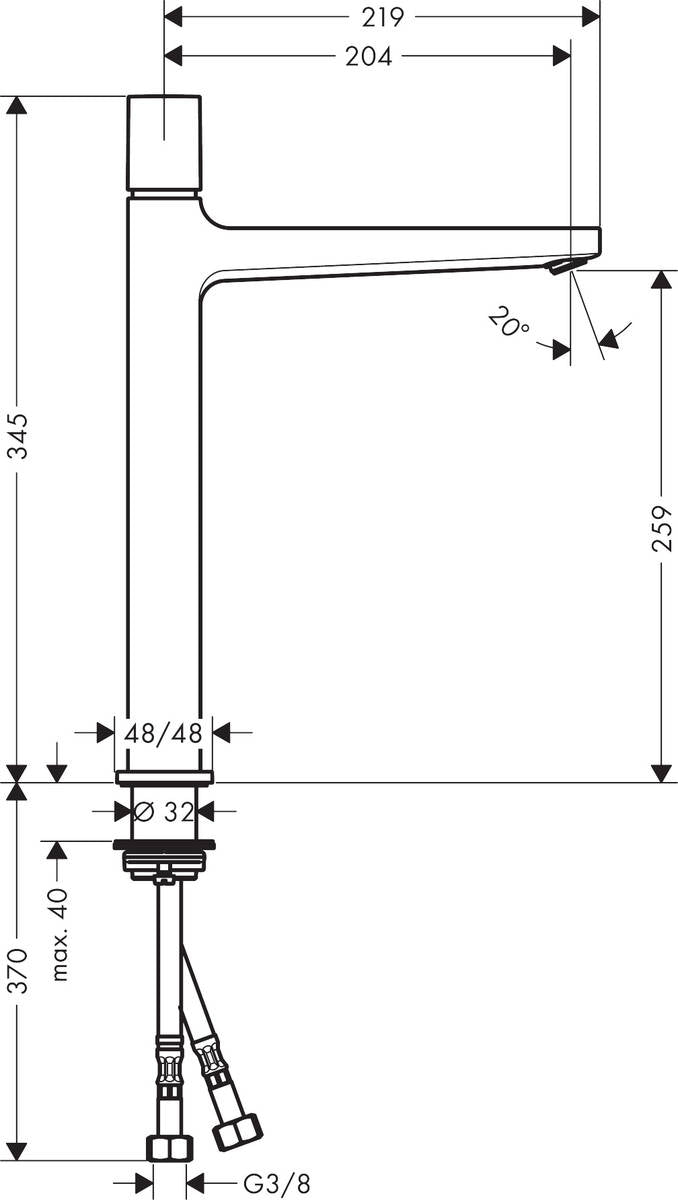 
                  
                    hansgrohe 漢斯格雅 Metropol 按壓臉盆龍頭 高腳面盆龍頭 水龍頭 (L) 32572
                  
                