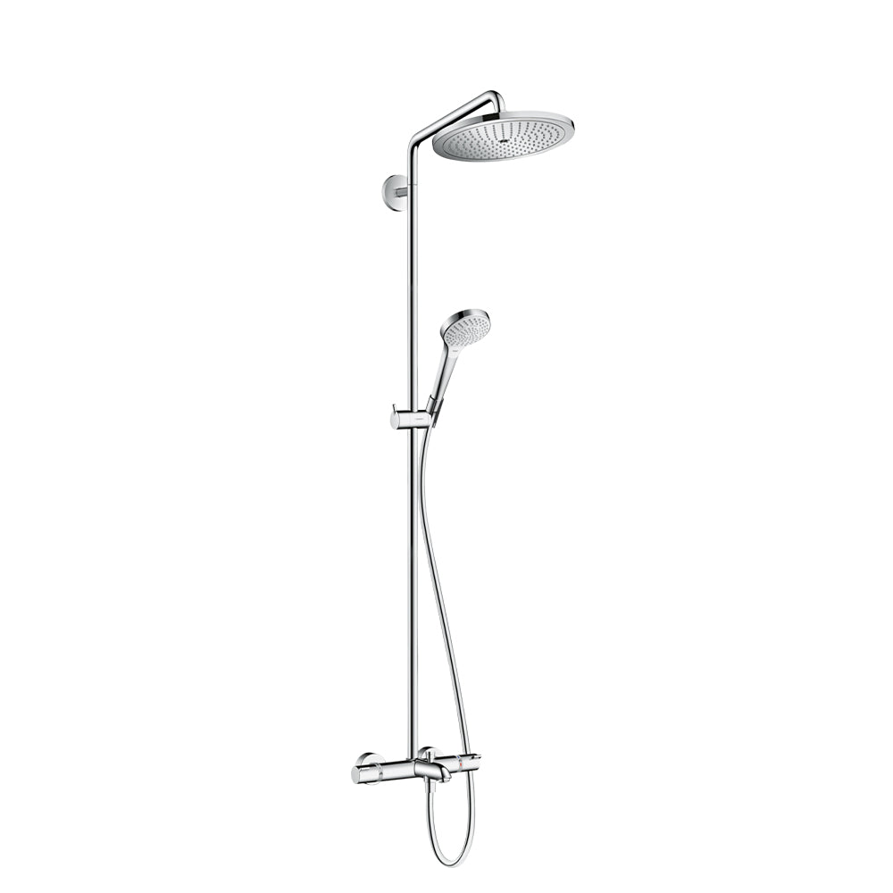 hansgrohe 漢斯格雅 Croma Select S 恆溫 頂灑 淋浴浴缸龍頭組 26792