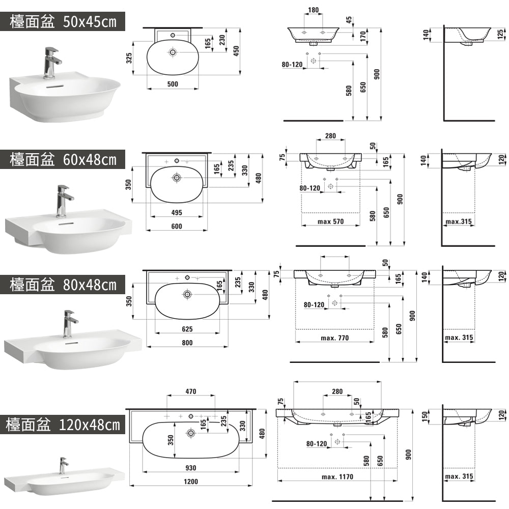 
                  
                    LAUFEN 瑞士品牌 THE NEW CLASSIC 台上盆 壁掛盆 面盆 81585 81385
                  
                