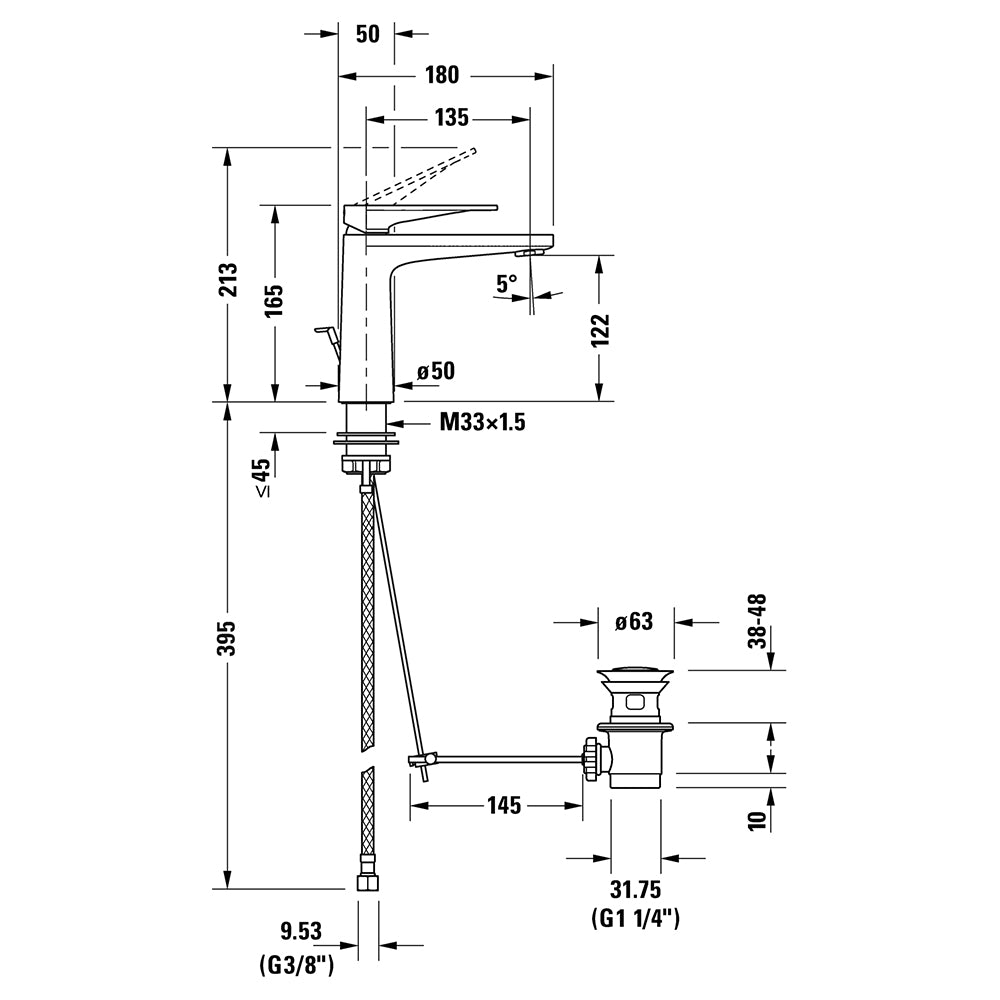 
                  
                    DURAVIT 德國品牌 Tulum 面盆龍頭 臉盆龍頭 水龍頭 (M) TU1020001010
                  
                