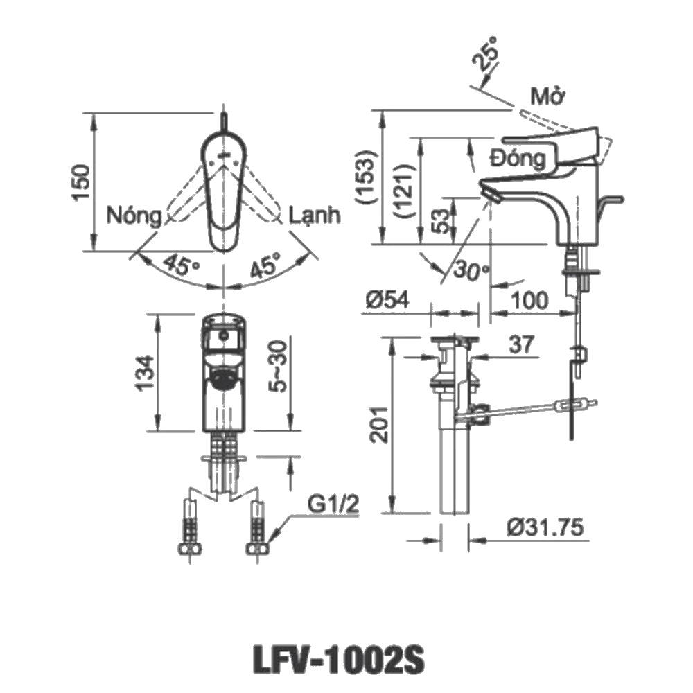 
                  
                    INAX 伊奈 日本品牌 面盆龍頭 水龍頭 LFV-1002S
                  
                