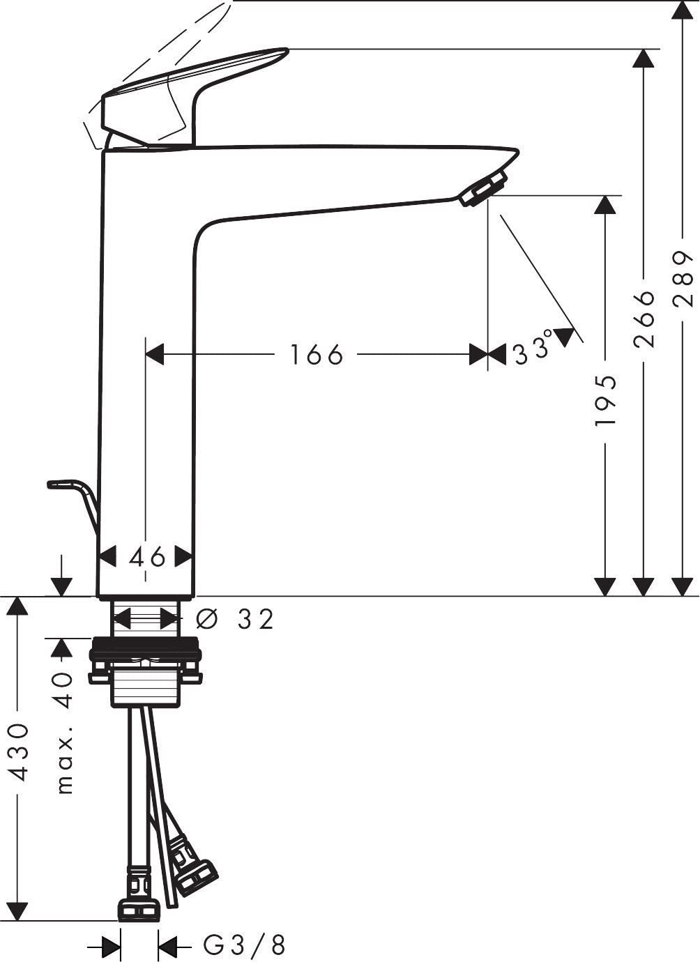 
                  
                    hansgrohe 漢斯格雅 Logis 高腳龍頭 面盆龍頭 臉盆龍頭 水龍頭 71090
                  
                