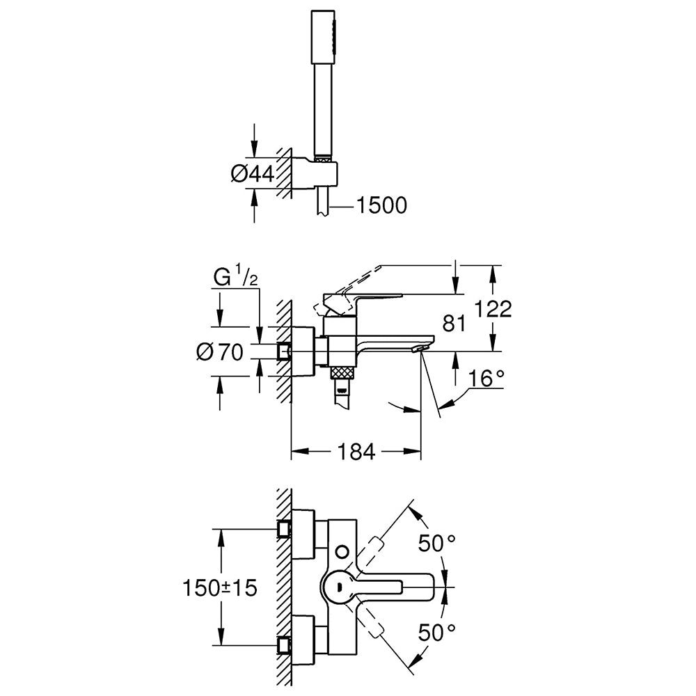 
                  
                    GROHE 高儀 德國品牌 LINEARE 浴缸龍頭 蓮蓬頭組 33850
                  
                