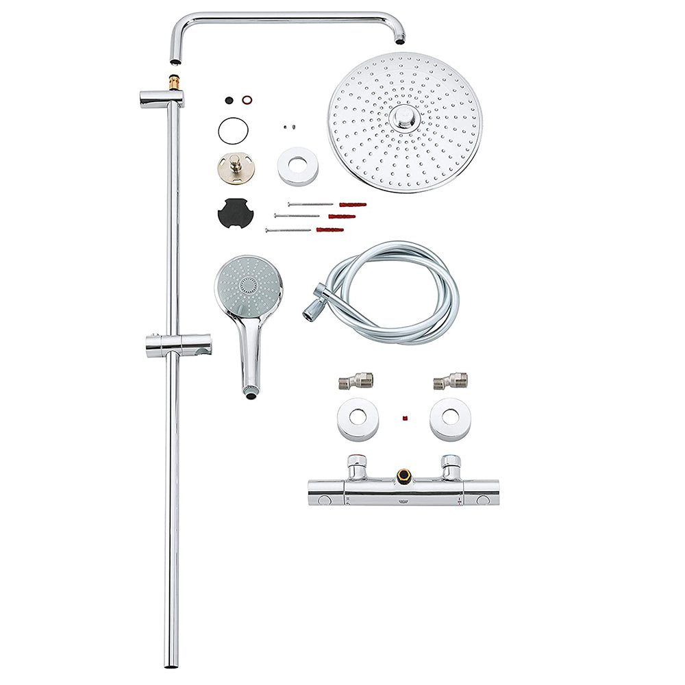 
                  
                    GROHE 高儀 EUPHORIA SYSTEM 160 恆溫 頂灑 恆溫龍頭 27296
                  
                