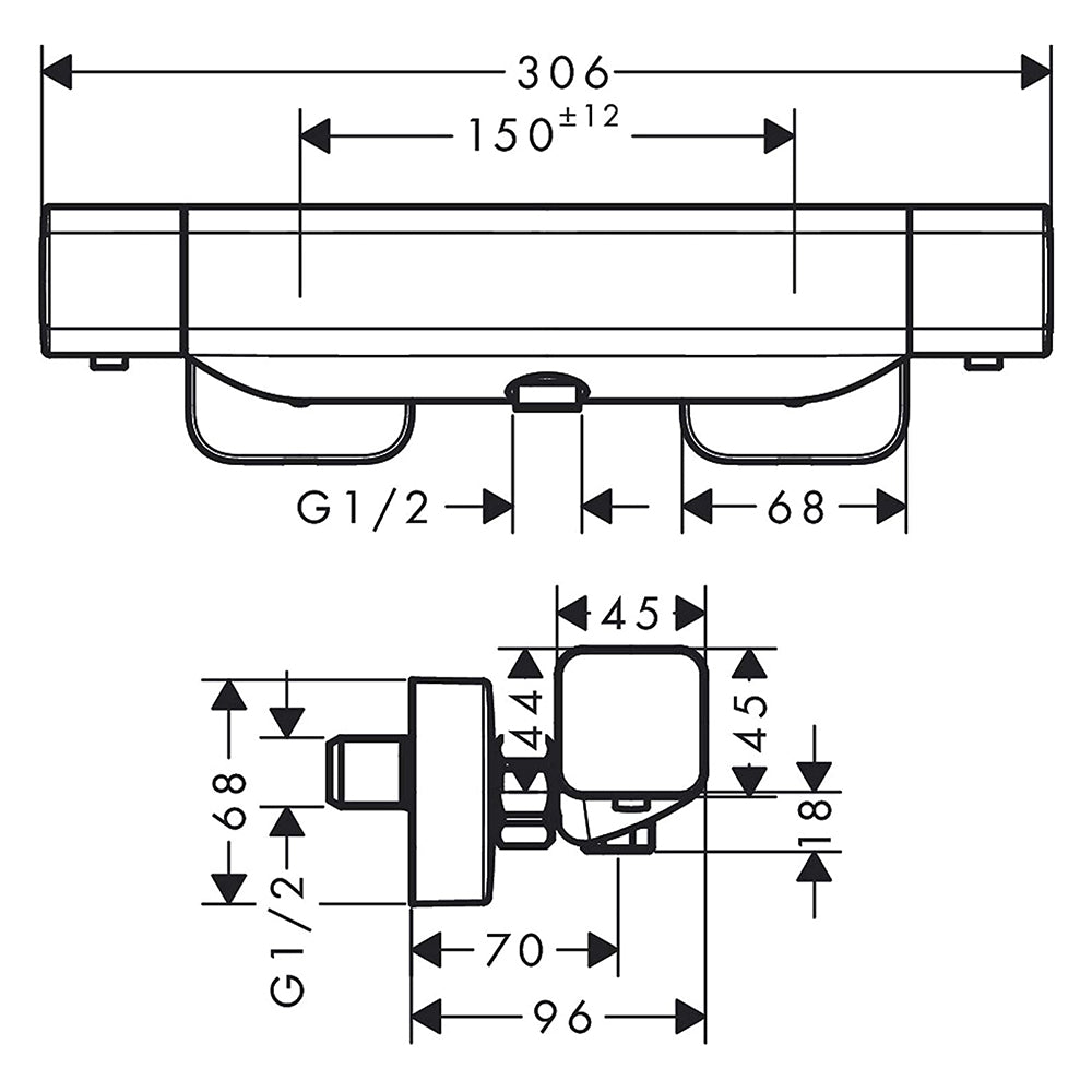 
                  
                    hansgrohe 漢斯格雅 Ecostat E 恆溫 淋浴龍頭 15773
                  
                