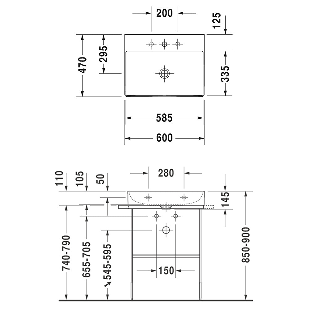 
                  
                    DURAVIT 德國品牌 DuraSquare 可壁掛 台上盆 面盆 臉盆 235360
                  
                