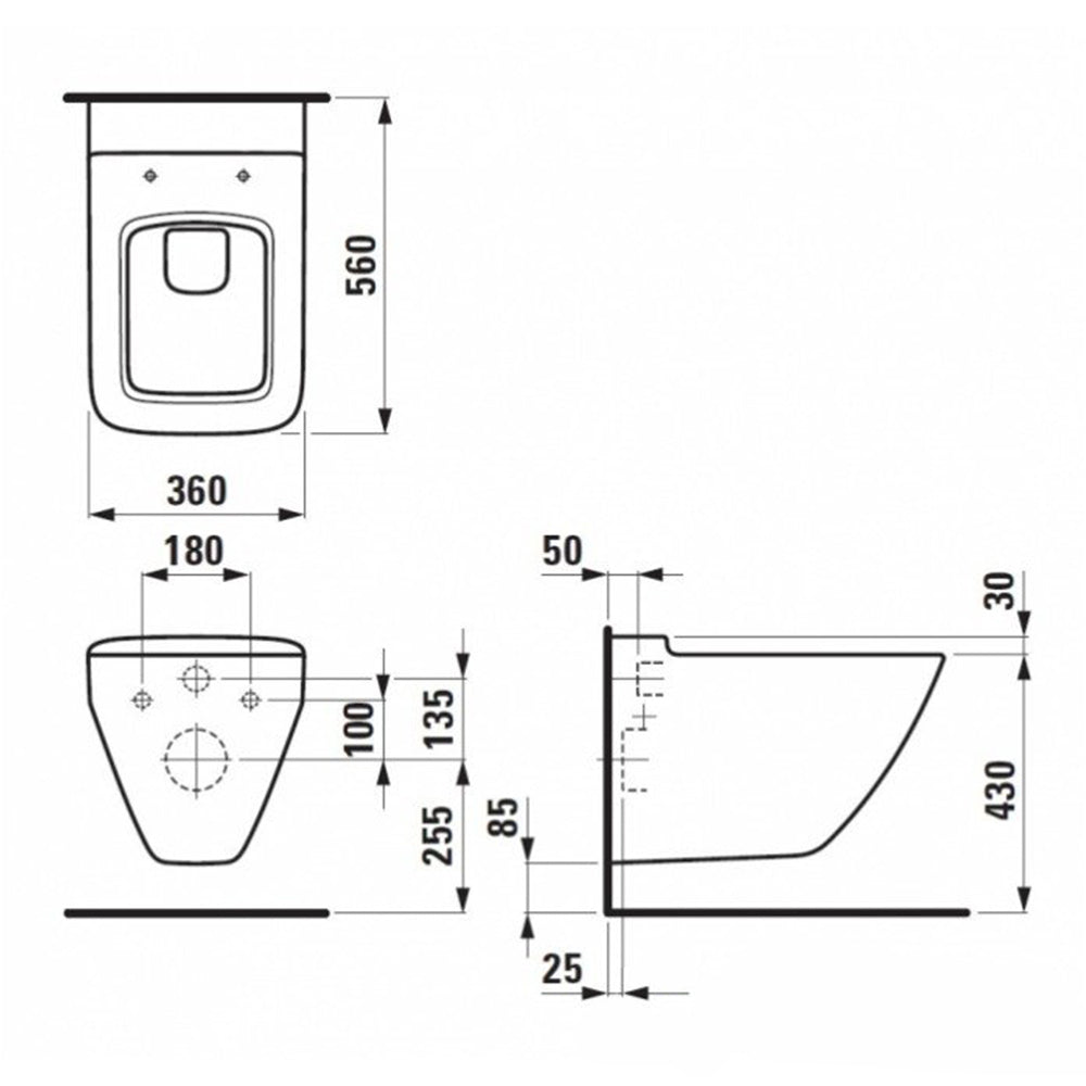 
                  
                    LAUFEN 瑞士品牌 PALACE 壁掛馬桶 馬桶 820700
                  
                