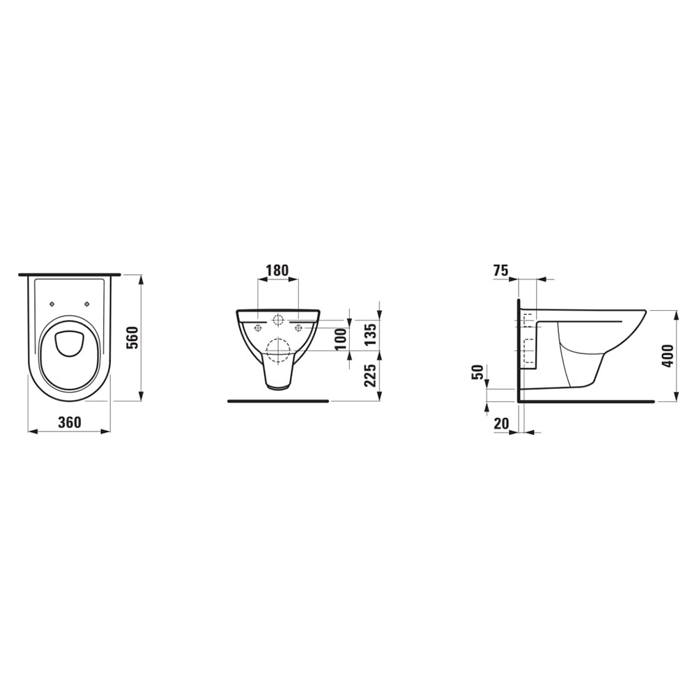 
                  
                    LAUFEN 瑞士品牌 PRO 壁掛馬桶 馬桶 820950
                  
                