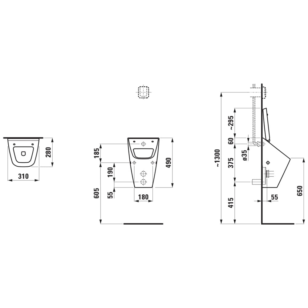 
                  
                    LAUFEN 瑞士品牌 VILA 壁掛 小便斗 841141
                  
                