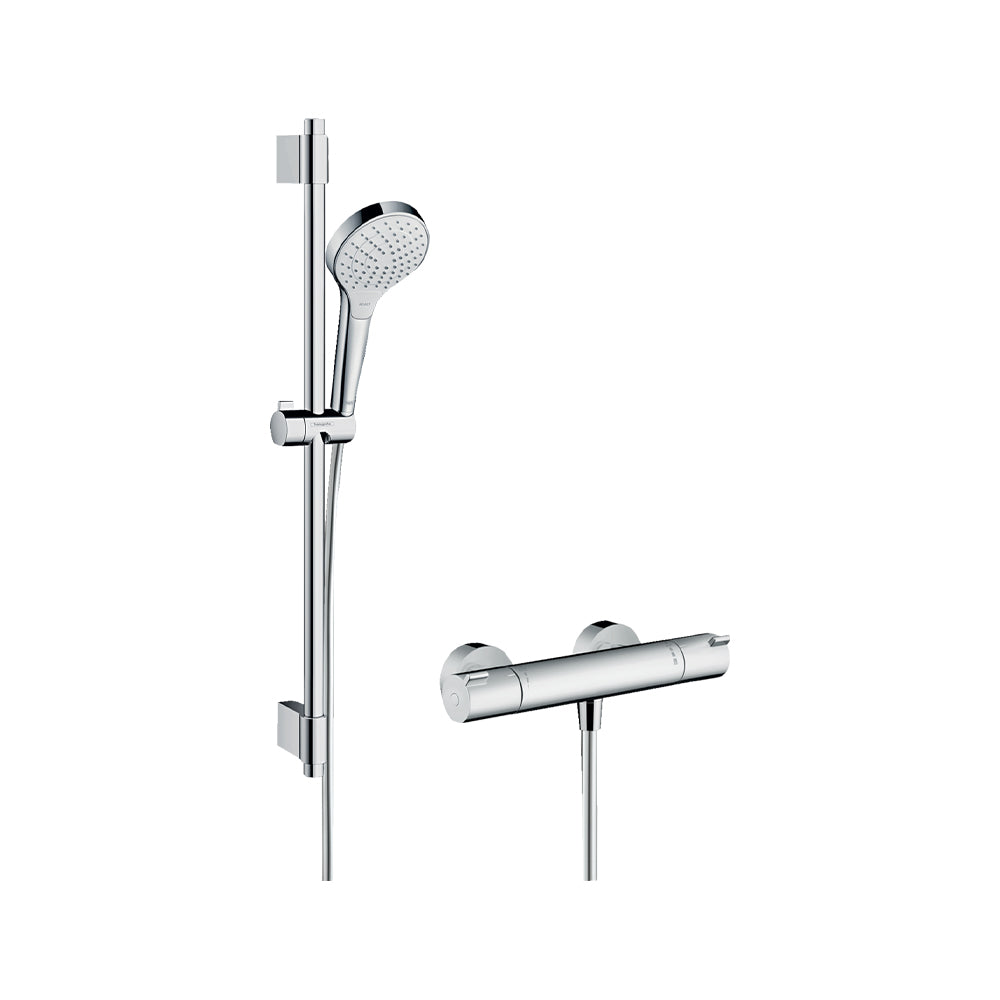 hansgrohe 漢斯格雅 Croma Select S 恆溫 淋浴龍頭 滑桿組 27833